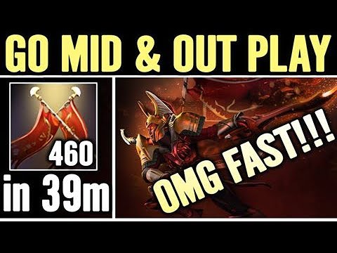460+ Damage in 39 Min Legion Mid Gameplay  by Babyknight Dota 2