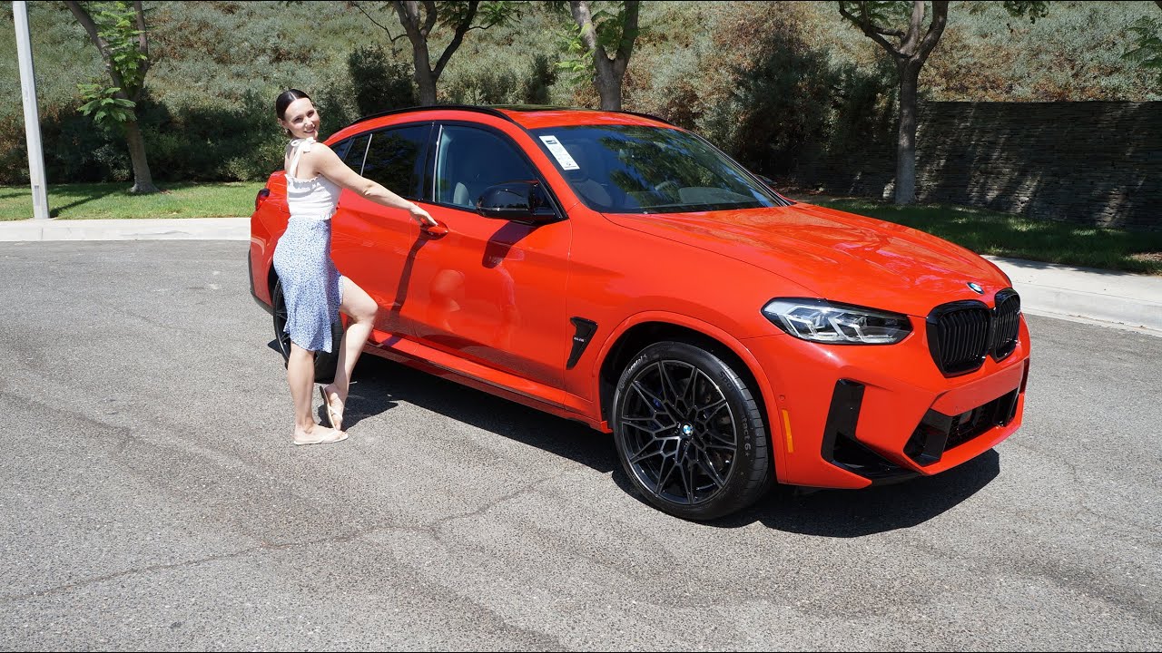New 2025 BMW X4M Review in Toronto Red / 21" M Wheels ...