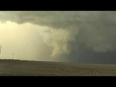 A Tornado Develops Over Perryton, TX, May 26, 2021