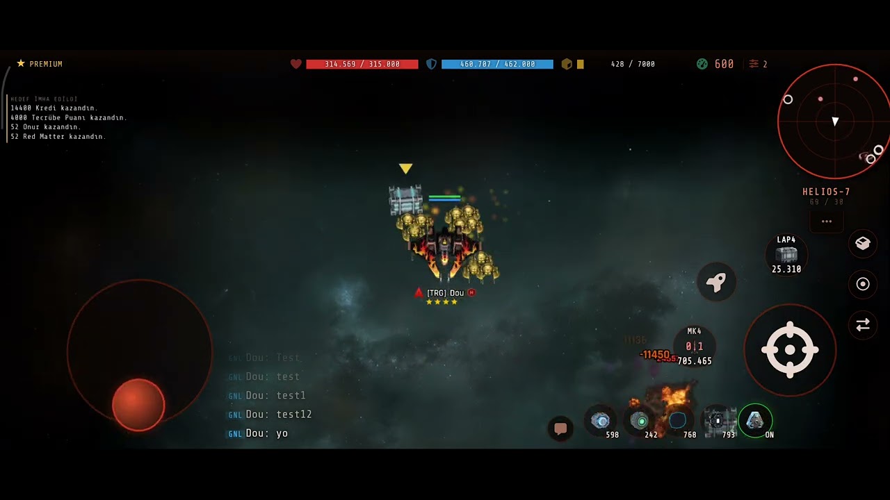 Red Galaxy - Pre-Alpha Android Gameplay