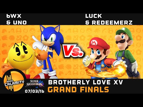 BL XV | [W] 6WX & Uno vs [L] Luck & RedeemerZ - Grand Finals - Smash Wii U