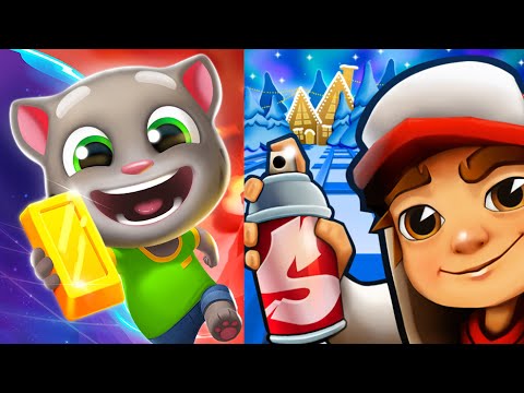 Talking Tom Gold Run Vs Subway Surfers The ULTIMATE Gaming Showdown G8B3L2W9N7A8