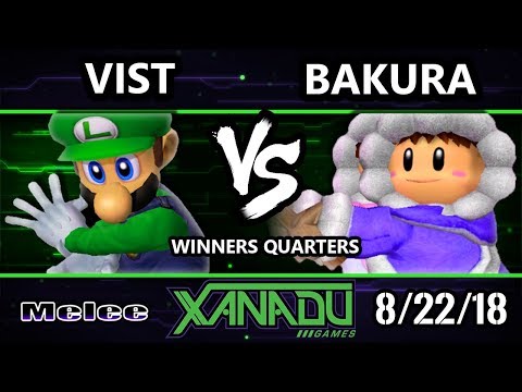 S@X 264 SSBM -  Vist (Luigi) Vs.  Bakura (Ice Climbers) Smash Melee Winners Quarters