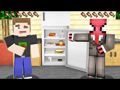 FAKİR 24 SAAT AÇ KALDI! 😱 - Minecraft