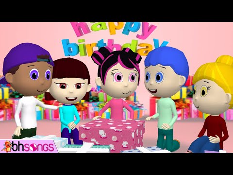 Happy Birthday Friend Style 3D | Nursery Rhymes Songs With Lyrics And Action [ Vocal 4K ]