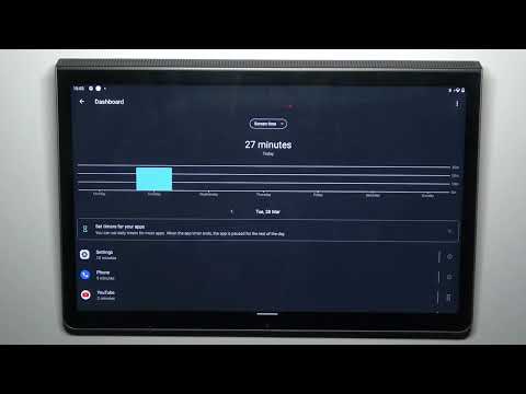 How to Check the Total Screen Time on a LENOVO Yoga Tab 11