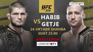 UZREPORT TV UFC 254 musobaqasi translyatsiya huquqini xarid qildi