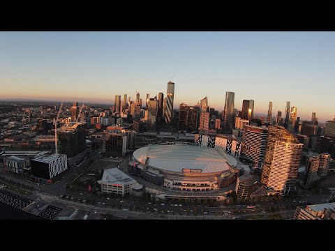 Melbourne - Docklands at sunset