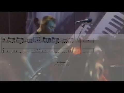 Radiohead LIVE BASS TAB - Talk Show Host - London - 09/06/2001