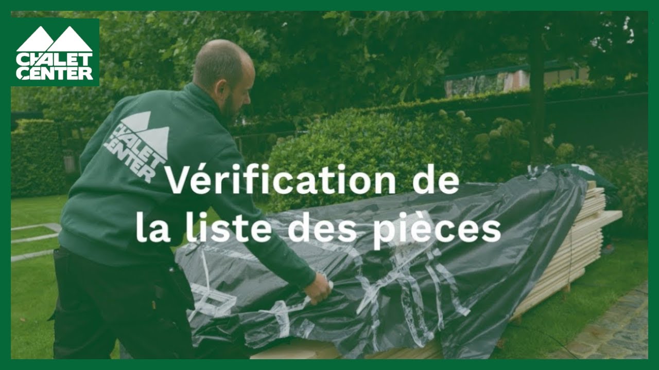 Déballage de l'abri de jardin et vérification des pièces - en 4 étapes Déballage de l'abri de jardin et vérification des pièces - en 4 étapes