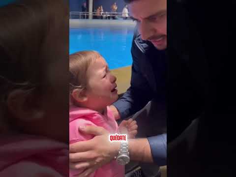 ¡Papá arriesga su vida y se lanza al acuario por un cachorro!  #animales #beluga #perro