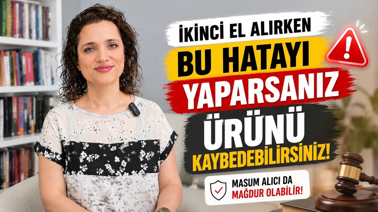 Çalıntı Olduğunu Bilmeden İkinci El Ürün Satın Alan Kişinin Sorumluluğu