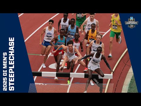 Men's 3000m steeplechase final - 2025 NCAA outdoor track and field championships