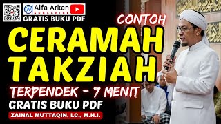 Download lagu CERAMAH TAKZIAH TERPENDEK - 7 MENIT GRATIS BUKU PDF || zainal muttaqin lc dosen iain langsa youtuber mp3