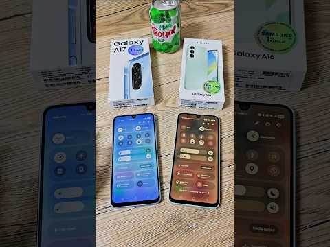 Galaxy A17 vs A16