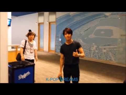 20140527 Yonghwa at Dodgers Stadium fr K POP DREAMS