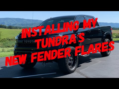 Installing My Tundra’s New Fender Flares