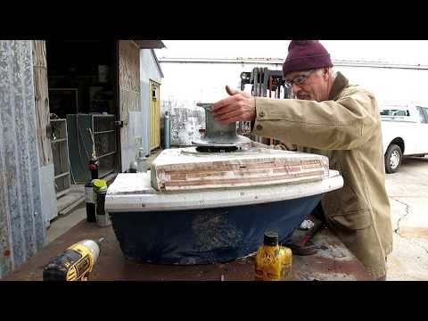 A failed rescue of an old Ideal anchor winch capstan.