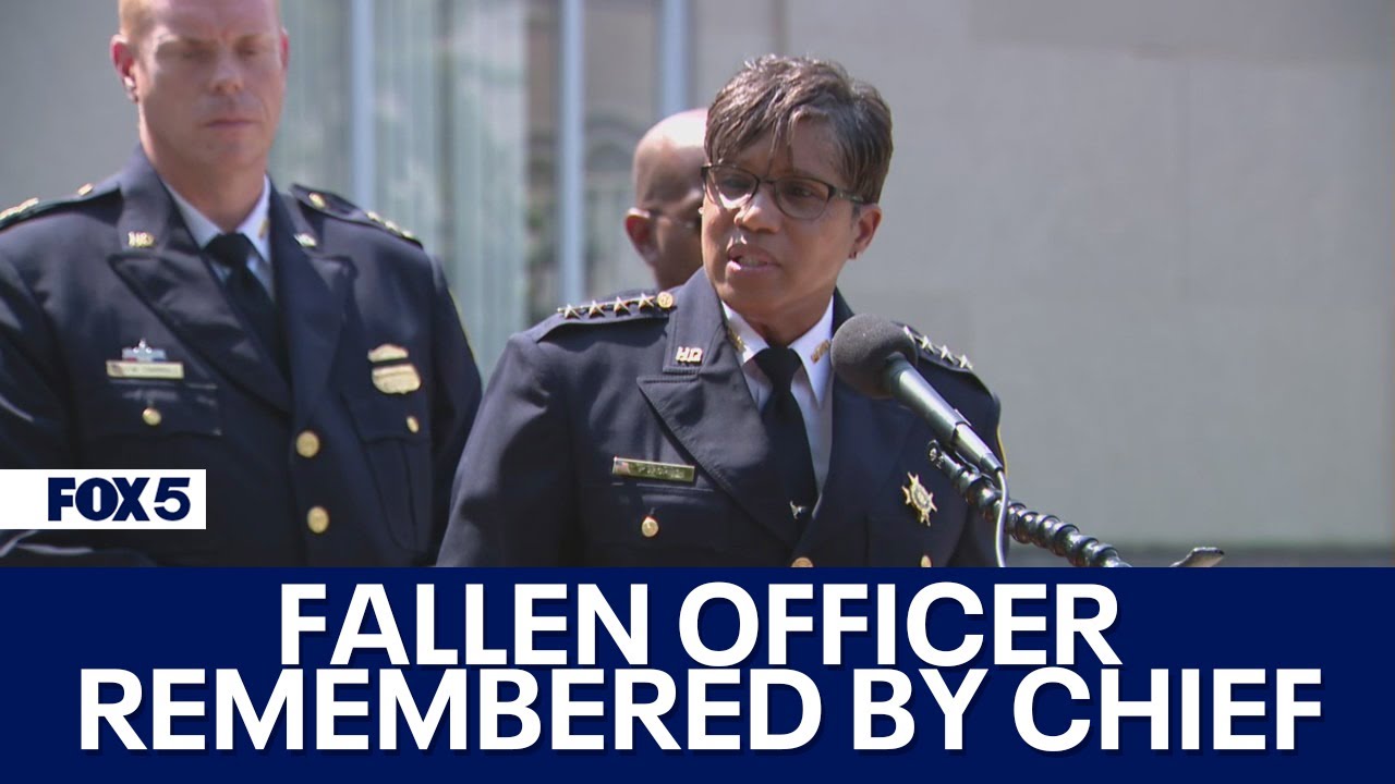 DC Police Chief Smith discusses the line-of-duty death of Officer Wayne David