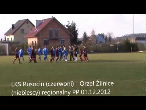 LKS Rusocin - Orzeł Źlinice 1-3 (01.12.2012)
