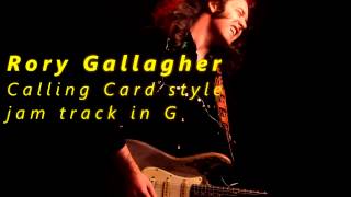 Rory Galagher Calling Card loop/jam track in G