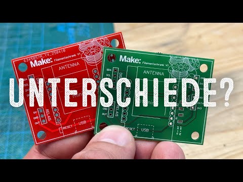 Wir haben die gleiche Platine in China und Deutschland bestellt