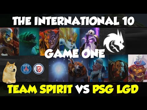 TEAM SPIRIT vs LGD - DOTA2 THE INTERNATIONL 10 GAME 1 | YATORO INSANE NAGA SIREN GAMEPLAY!
