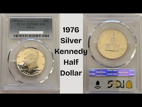 1776~1976 Centennial Silver Kennedy Half Dollar, What is it Worth, My First Slabbed Kennedy Half!