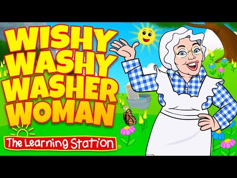 Wishy Washy Washer Woman ♫ Silly Dance Songs for Children ♫ Kids Camp Songs ♫ The Learning Station