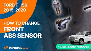 How to replace the Front ABS Sensor 2015 - 2020 Ford F-150 🚗