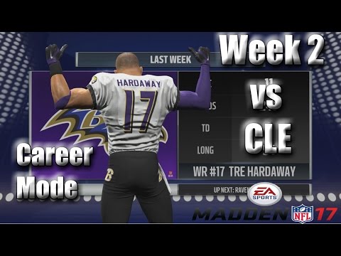 Madden NFL 17 Career Mode Week 2 vs CLE = BLOWOUT