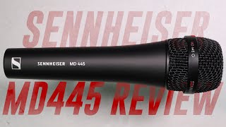 Video thumbnail for Sennheiser MD445 Review / Test (Vs. SM58, E835, sE V7, D5, M88 TG, MD435, and More) by Podcastage
