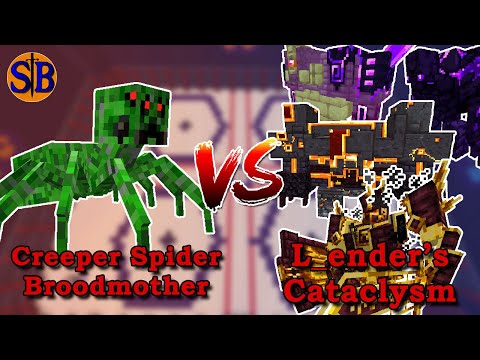 Creeper Spider Broodmother (Weird Mob) vs L_ender's Cataclysm