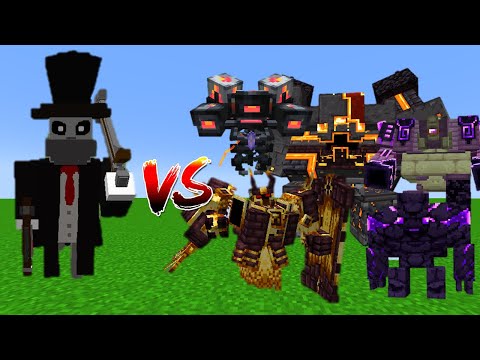 HeadHunter Vs L_Ender's Cataclysm Bosses - Minecraft Mob Battle
