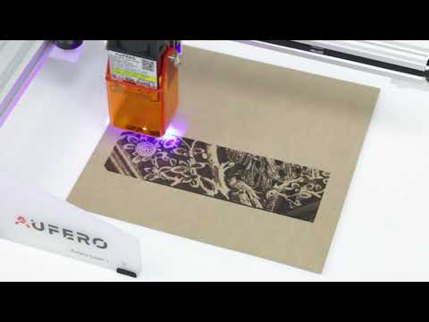 Aufero Laser 1 Laser Engraving Machine Demo