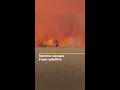 Spanish man narrowly escapes raging wildfire | AJ #shorts