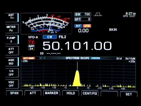 K4RX calling CQ DX on CW (6-16-2009) - HD Format