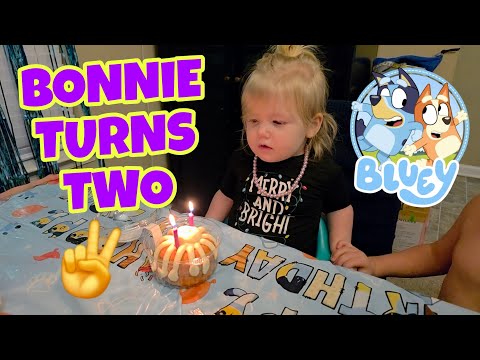 BONNIE TURNS TWO ~ BLUEY THEMED PARTY!! 🥳🎂✌️