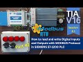 How To Read And Write Digital IOs Using MODBUS RTU In S71200 PLC Part 2