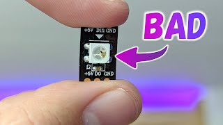 Removing a Damaged LED (WS2812B) #shorts