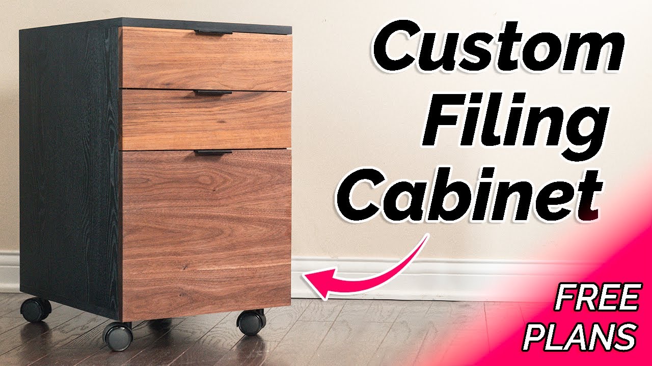 DIY FILING CABINET For My Home Office - How To Make Woodworking