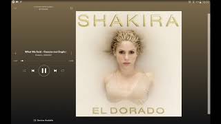 Shakira - What We Said (Comme moi English Version) (Audio) ft. MAGIC! | Spotify version