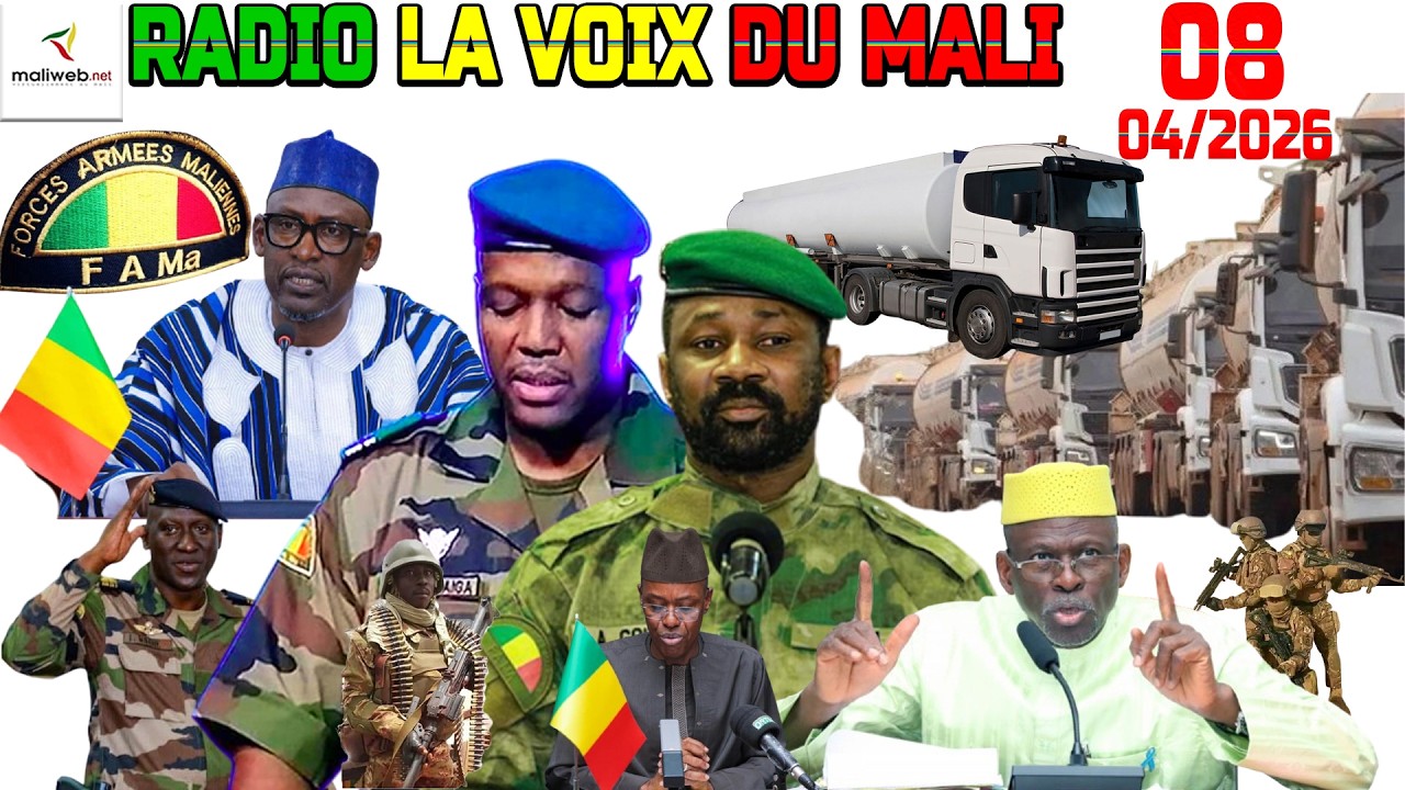 La Revue de Presse de la RADIO LA VOIX DU MALI du 08 Avril 2026