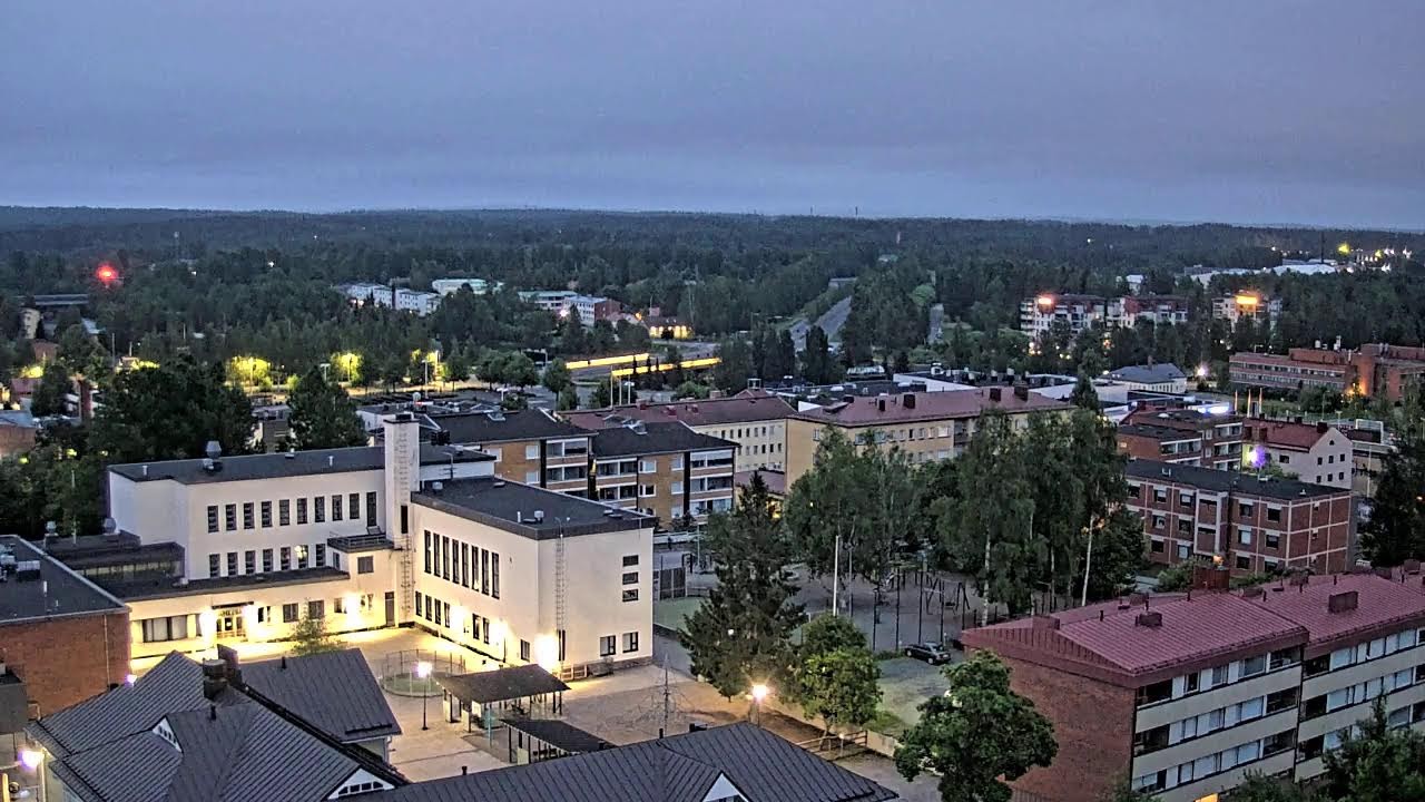 Live webcam view of Iisalmi Town Centre Panorama