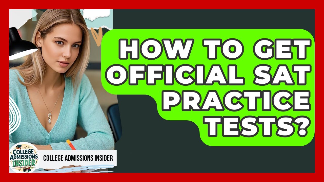 How To Get Official SAT Practice Tests? - College Admissions Insider