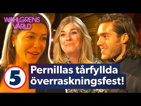 Wahlgrens värld | Bianca & Benjamin toköverraskar Pernilla på hennes födelsedag | Kanal 5 Sverige