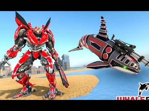Whale Robot Transform Part-2 | New Shark Robot Android GamePlay | By Game Crazy