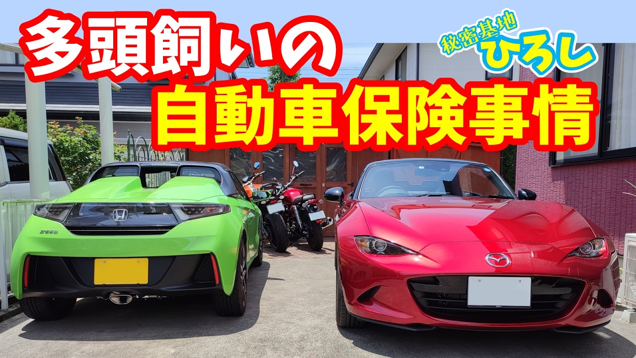 クルマ、バイク、多頭飼いの自動車保険事情