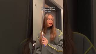 when you accidentally give your child the mint toothpaste ???