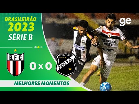 Gols e lances de Botafogo-SP x ABC-RN